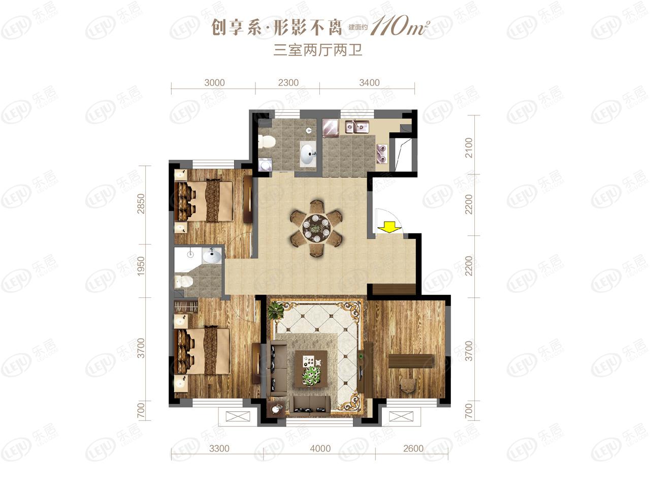 宝裕悦兰湾兰锦小高层户型图
