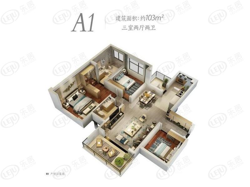 邦泰·白沙鹭岛a1户型图