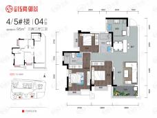 柳州云星钱隆御景户型图,房型图,平面图,小区楼盘户型
