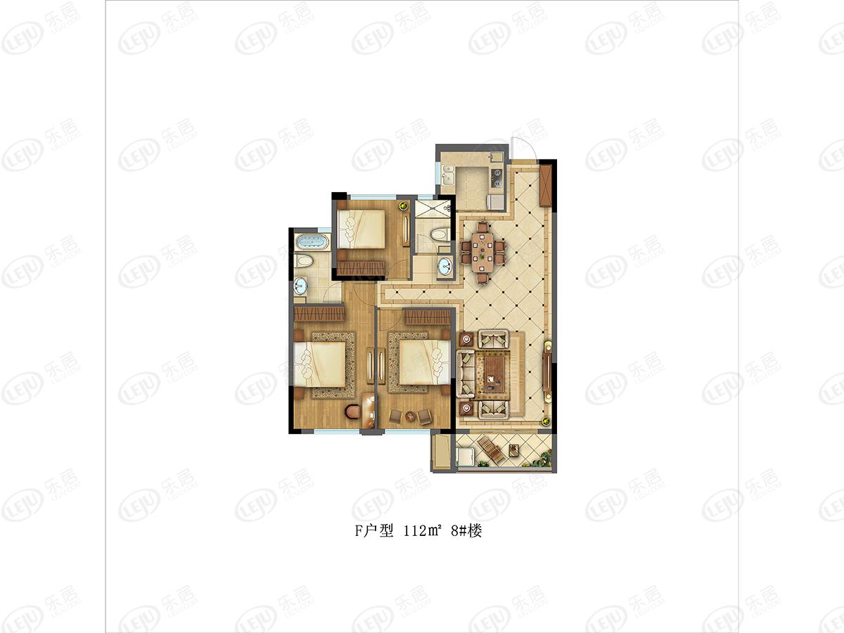 诸暨中南新悦府f户型户型图