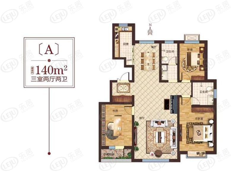 胜宏荣域·悦湖湾a户型户型图