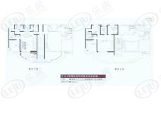 和润家园二期房型: 复式;  面积段: 200 －200 平方米;
户型图
