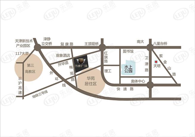 天津科技金融大厦位置交通图