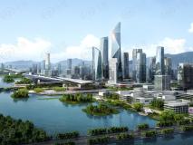 瓯江国际新城效果图