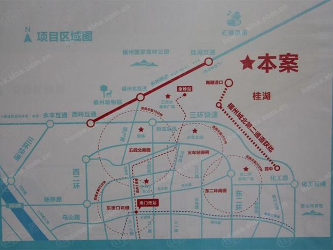 福州温泉城位置交通图