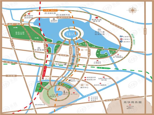 名门樾府位置交通图