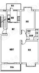 中城花园塞纳名邸二室二厅  98-104平方米户型图