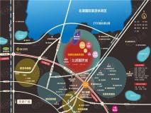 中铁建北湖国际城位置交通图