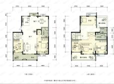 上岛公馆房型: 复式;  面积段: 204 －277 平方米;
户型图