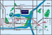 华远·海蓝城位置交通图