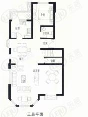 久阳文华府邸房型: 叠加别墅;  面积段: 163 －181 平方米;
户型图