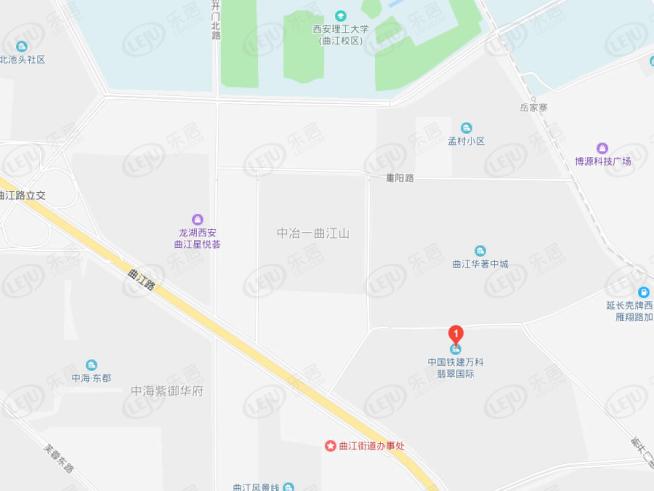中国铁建万科翡翠国际峰荟位置交通图