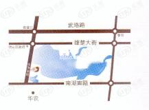 泰然南湖玫瑰湾商业位置交通图