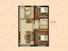 中海学府公馆公寓标准层79平米户型户型图