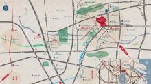 海尔产城创翡翠文华位置交通图