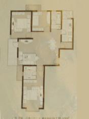 曲阳名邸房型: 三房;  面积段: 130 －147 平方米;
户型图