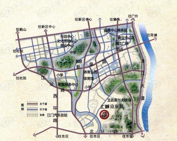 上城铂雍汇位置交通图